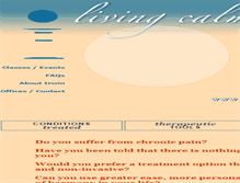Tablet Screenshot of livingcalmness.com